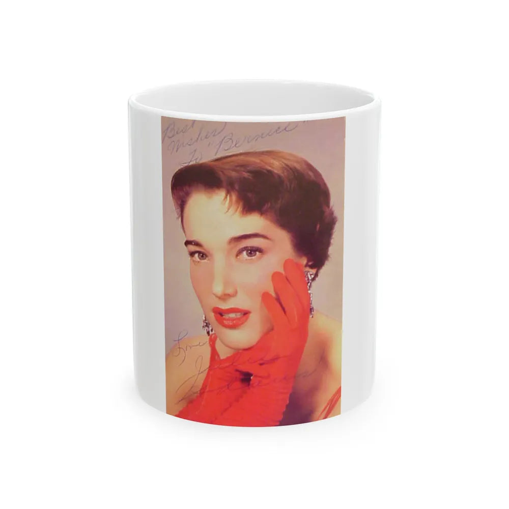 Julia Adams #71 (Vintage Female Icon) White Coffee Mug-11oz-Go Mug Yourself