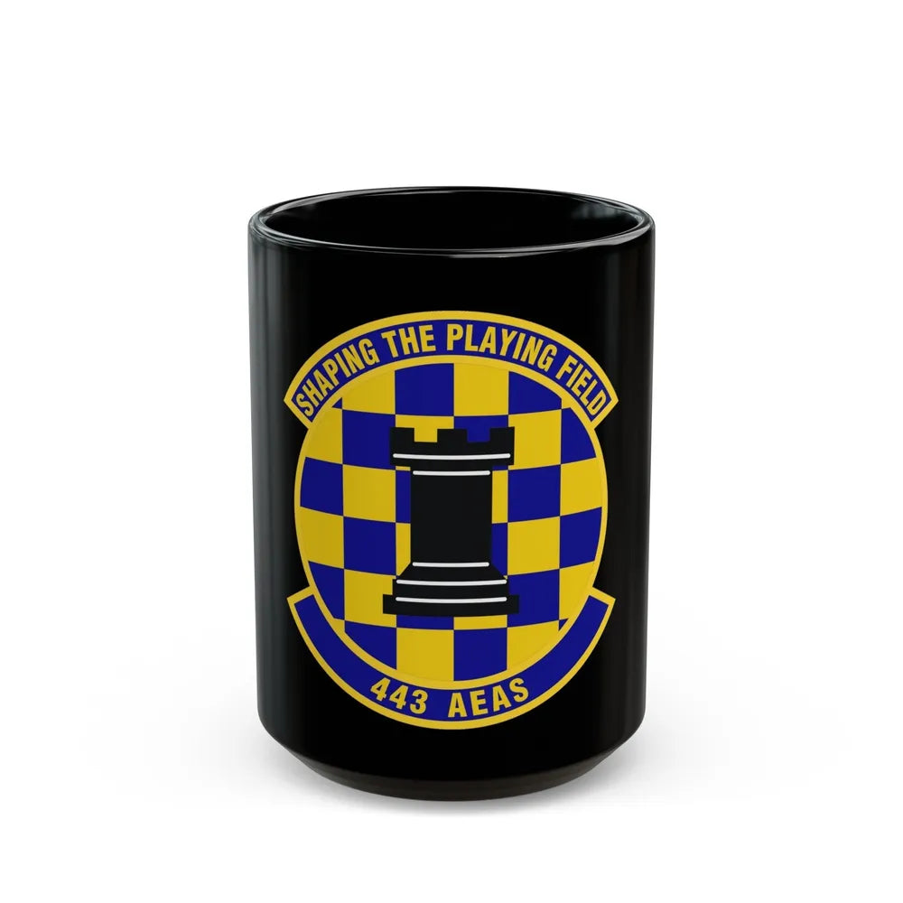 443d Air Expeditionary Advisory Squadron (U.S. Air Force) Black Coffee Mug-15oz-Go Mug Yourself