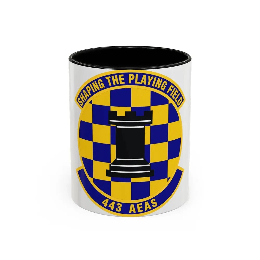 443d Air Expeditionary Advisory Squadron (U.S. Air Force) Accent Coffee Mug 11oz Black - Go Mug Yourself