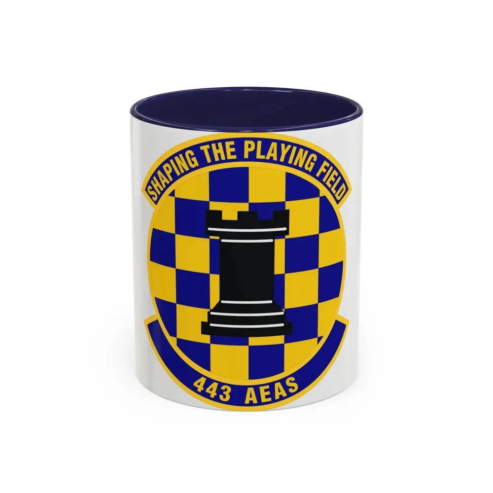 443d Air Expeditionary Advisory Squadron (U.S. Air Force) Accent Coffee Mug 11oz Navy - Go Mug Yourself