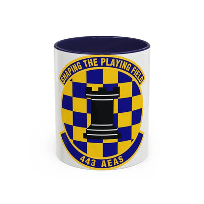 443d Air Expeditionary Advisory Squadron (U.S. Air Force) Accent Coffee Mug 11oz Navy - Go Mug Yourself