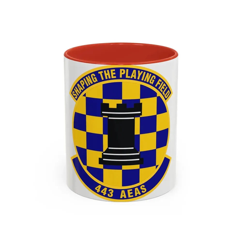 443d Air Expeditionary Advisory Squadron (U.S. Air Force) Accent Coffee Mug 11oz Red - Go Mug Yourself