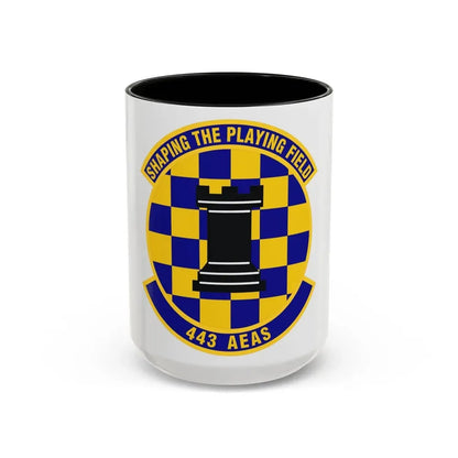 443d Air Expeditionary Advisory Squadron (U.S. Air Force) Accent Coffee Mug 15oz Black - Go Mug Yourself
