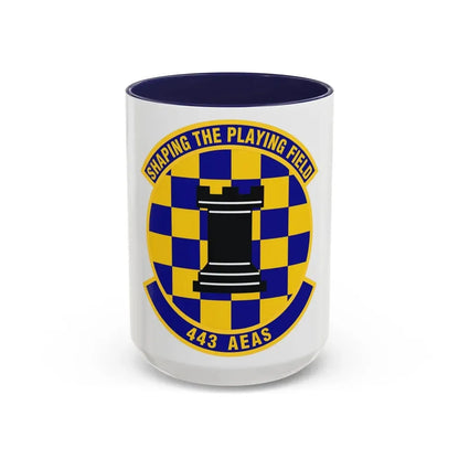 443d Air Expeditionary Advisory Squadron (U.S. Air Force) Accent Coffee Mug 15oz Navy - Go Mug Yourself