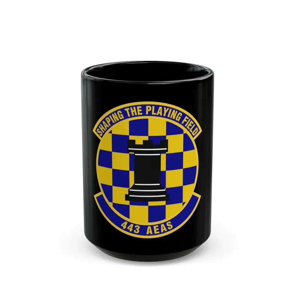 443d Air Expeditionary Advisory Squadron (U.S. Air Force) Black Coffee Mug 15oz - Go Mug Yourself