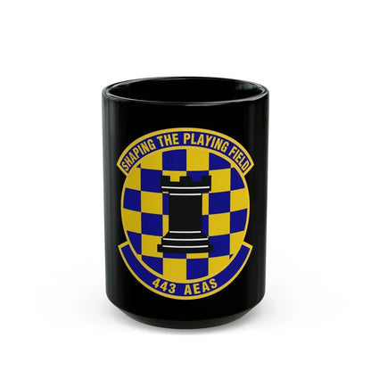 443d Air Expeditionary Advisory Squadron (U.S. Air Force) Black Coffee Mug 15oz - Go Mug Yourself