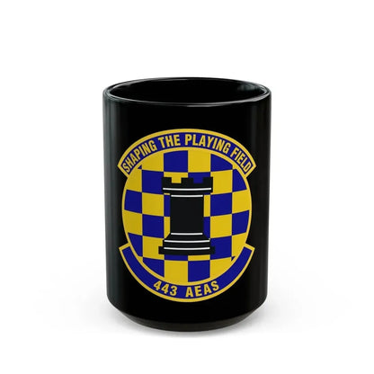 443d Air Expeditionary Advisory Squadron (U.S. Air Force) Black Coffee Mug 15oz - Go Mug Yourself