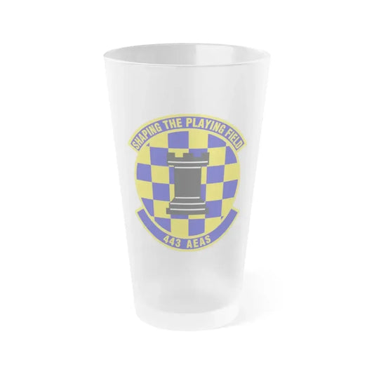 443d Air Expeditionary Advisory Squadron (U.S. Air Force) Frosted Pint Glass 16oz Default Title - Go Mug Yourself