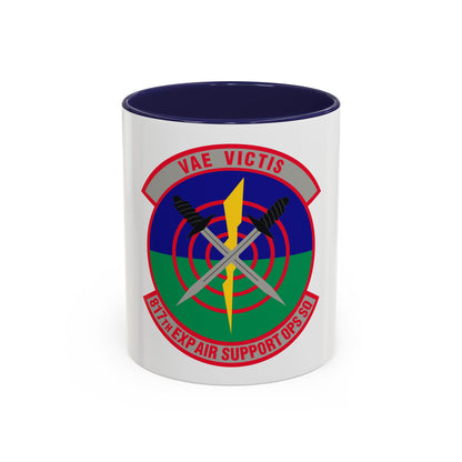 817th Expeditionary Air Support Operations Squadron (U.S. Air Force) Accent Coffee Mug