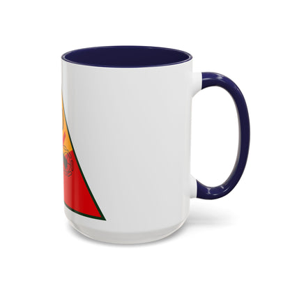 50th Armored Division (U.S. Army) Accent Coffee Mug