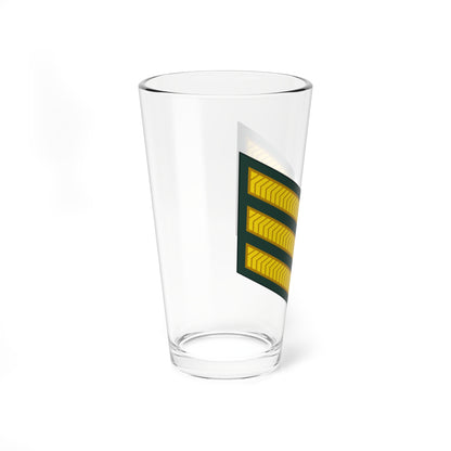 03 Tanzania Army SGT (Tanzania) (Military Rank) Pint Glass 16oz