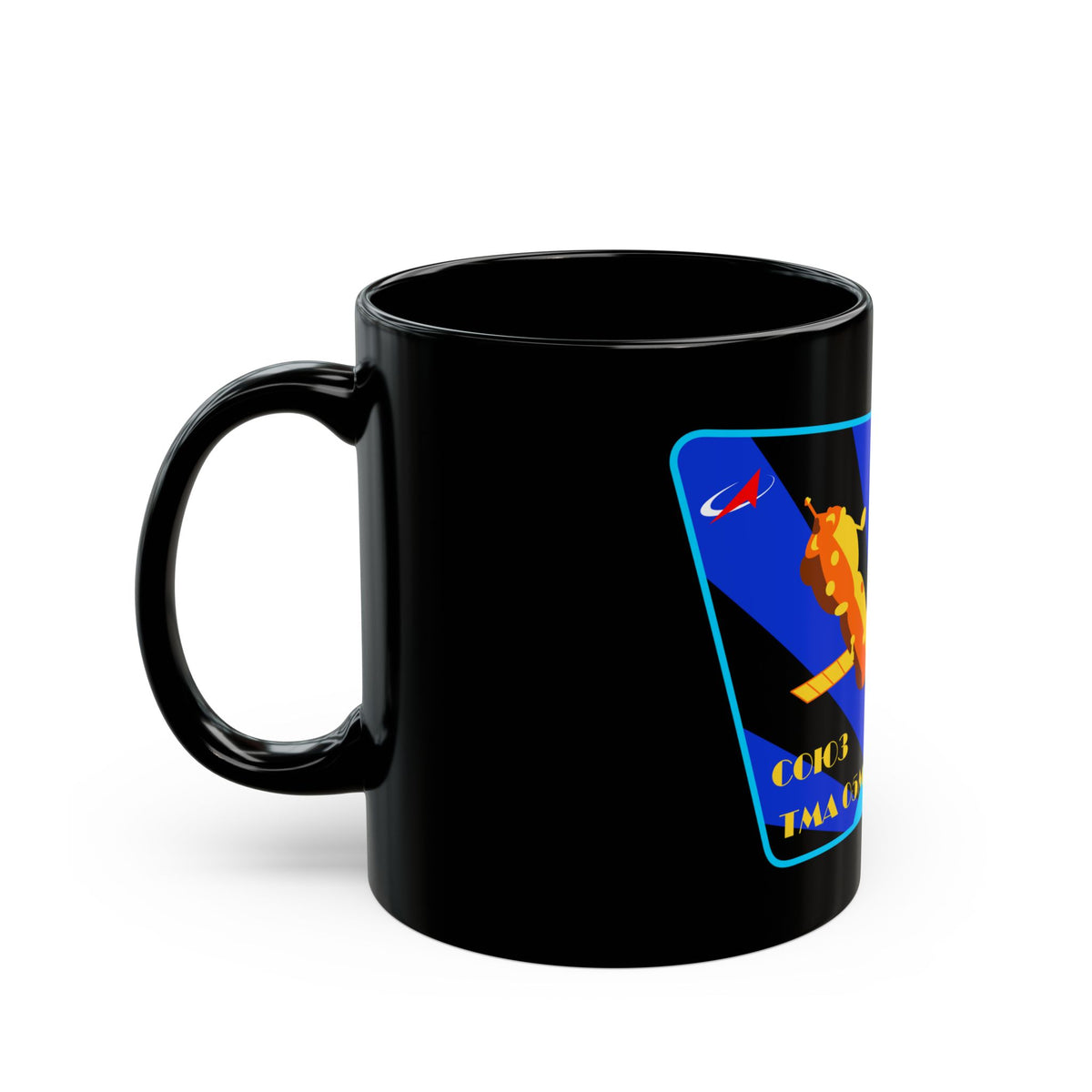 Soyuz TMA-05M (Soyuz Programme) Black Coffee Mug