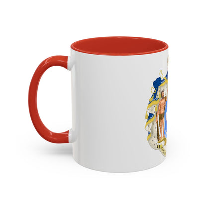 Royal Coat of Arms of Greece (1863-1936) - Accent Coffee Mug