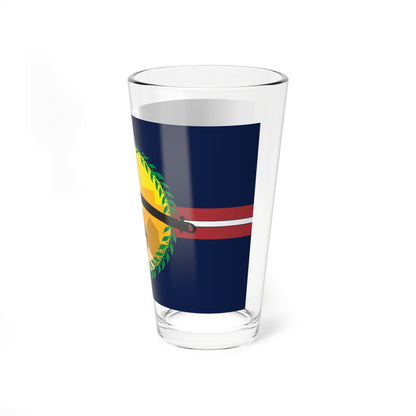 Flag of St. Louis County Missouri (United States) Pint Glass 16oz