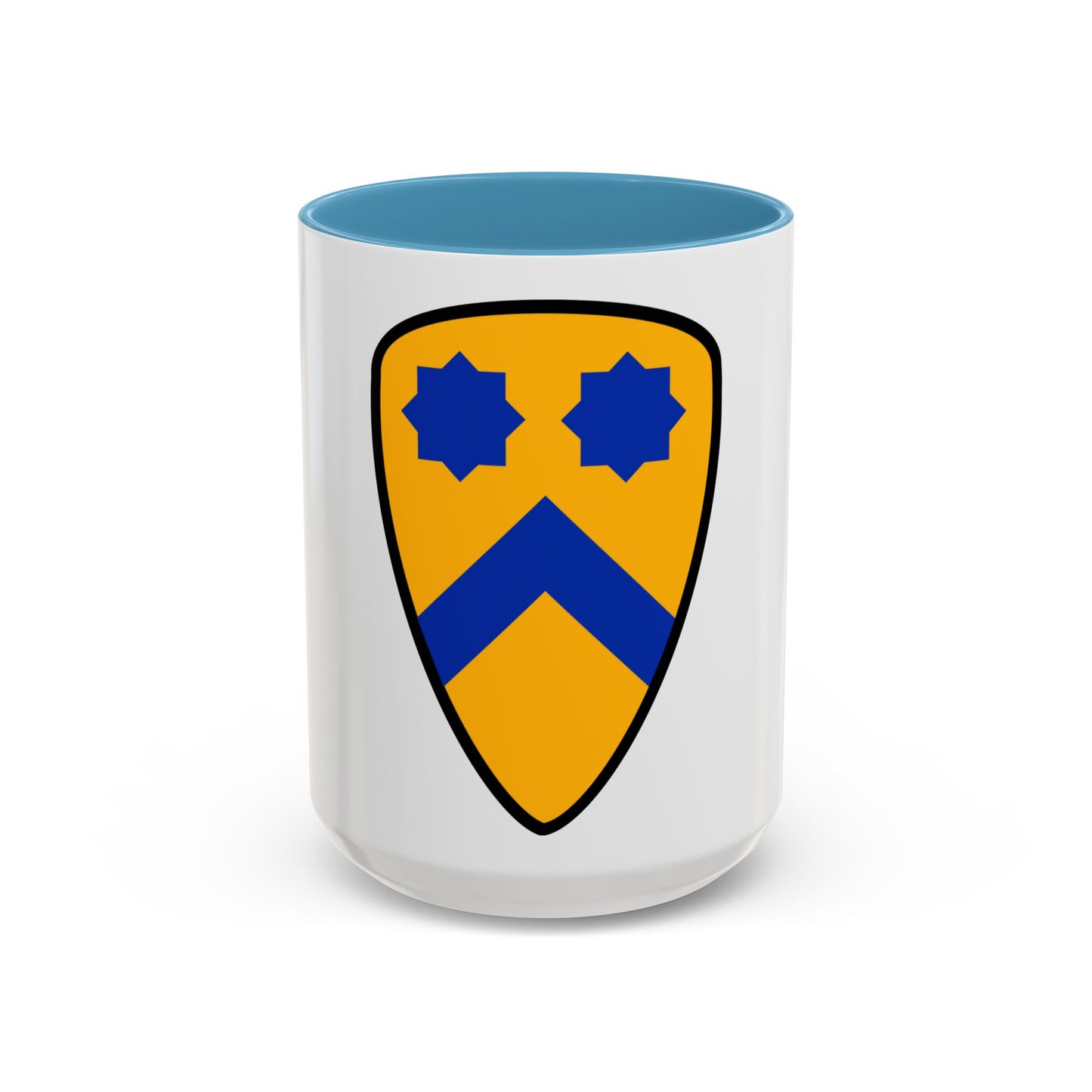 US 2nd Cavalry Division (U.S. Army) Accent Coffee Mug