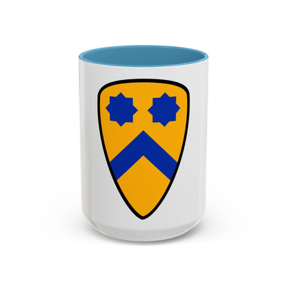 US 2nd Cavalry Division (U.S. Army) Accent Coffee Mug