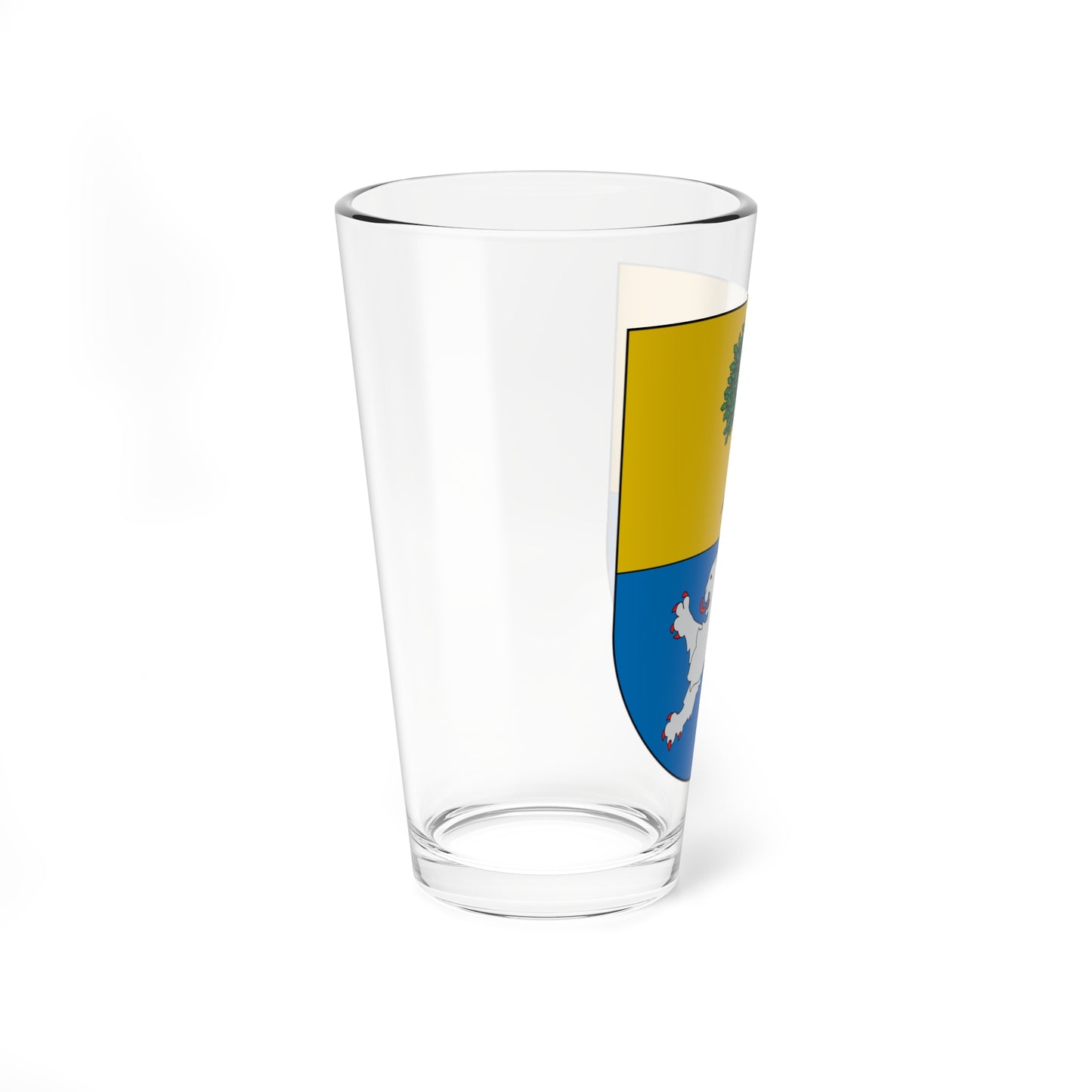 Escudo de Aberin (Spain) (Coat of Arms) Pint Glass 16oz