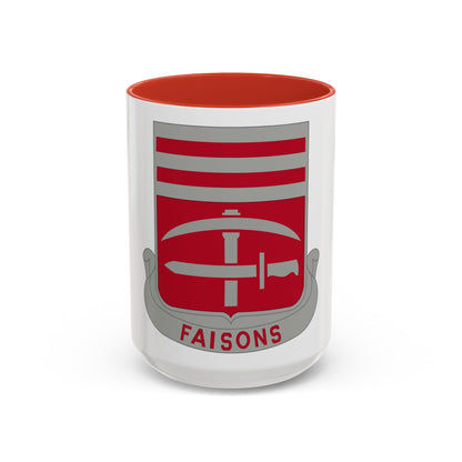 140 Engineer Battalion (U.S. Army) Accent Coffee Mug