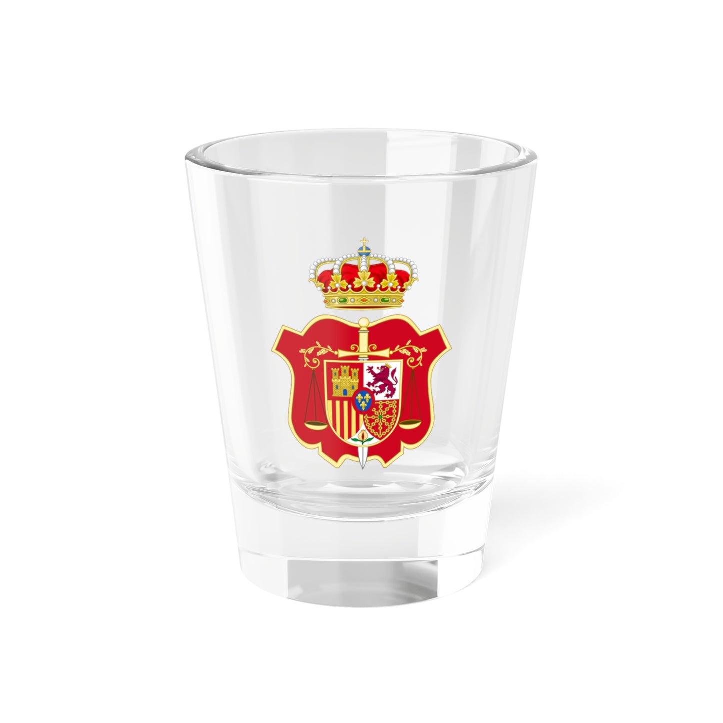 Coat of Arms of the General Council of the Judicial Power of Spain - Shot Glass 1.5oz