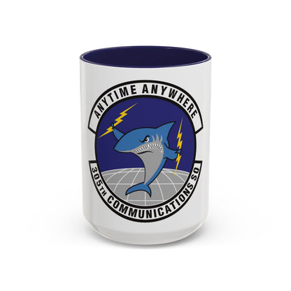 305th Communications Squadron (U.S. Air Force) Accent Coffee Mug