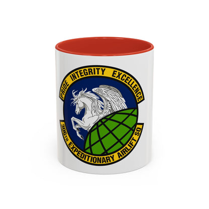 306th Expeditionary Airlift Squadron (U.S. Air Force) Accent Coffee Mug