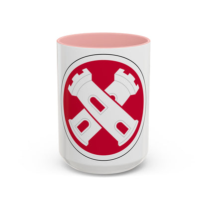 16th Engineer Brigade SSI (U.S. Army) Accent Coffee Mug