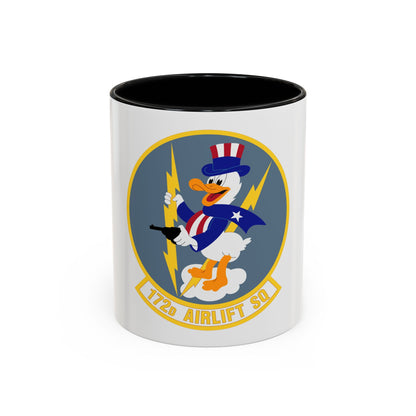 172d Airlift Squadron (U.S. Air Force) Accent Coffee Mug