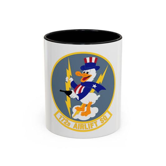 172d Airlift Squadron (U.S. Air Force) Accent Coffee Mug