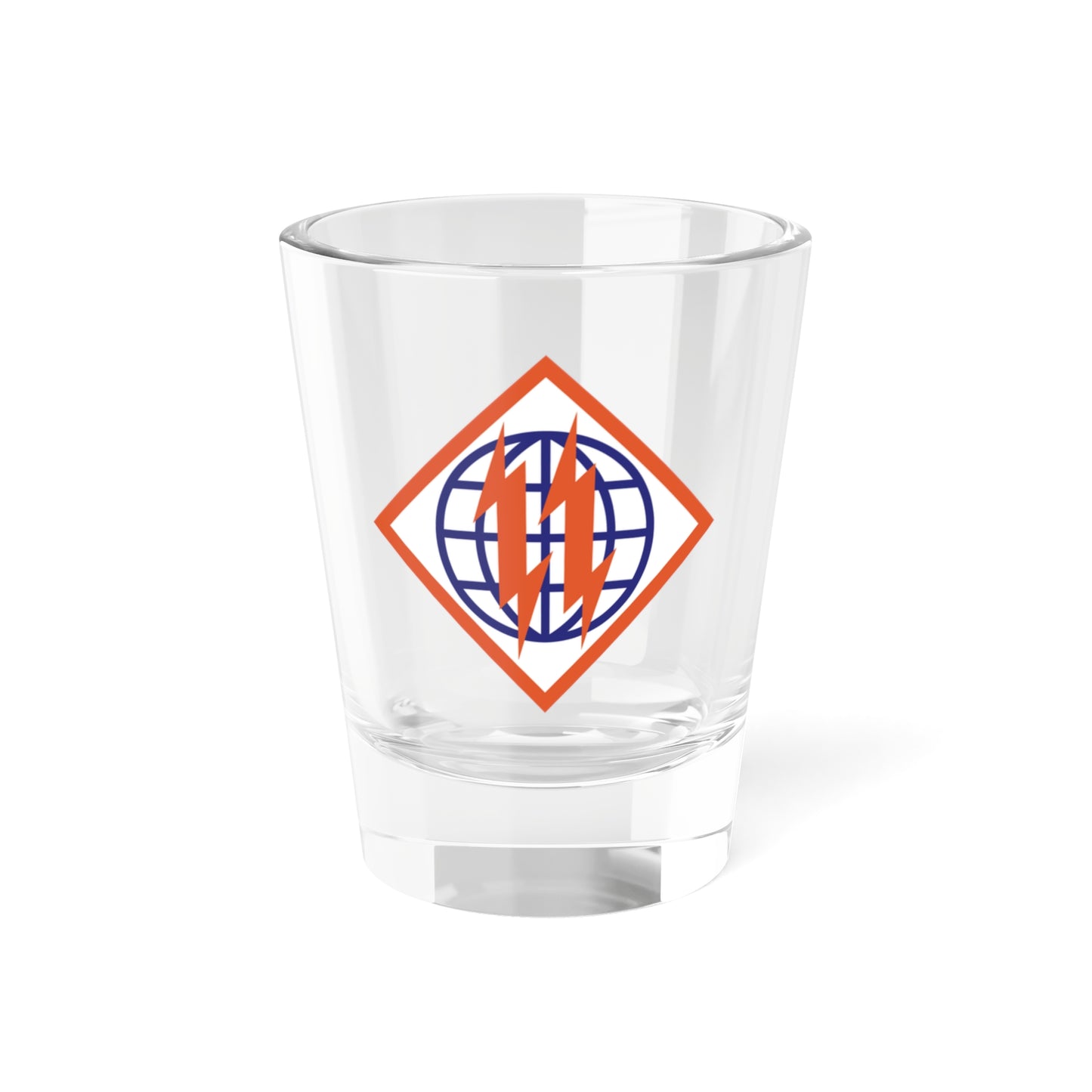 Verre à liqueur 2e brigade de transmission (armée américaine) 1,5 oz