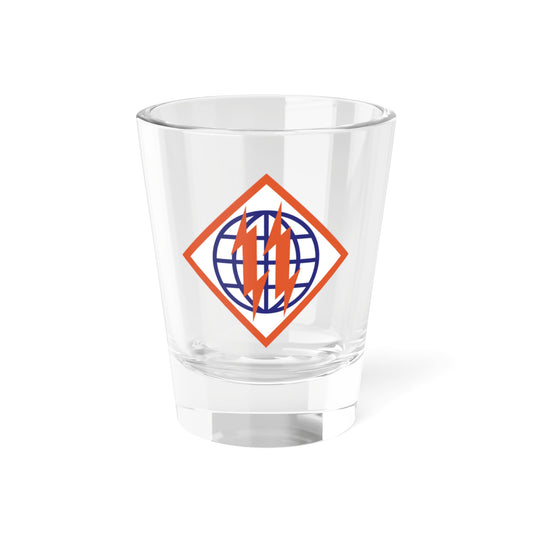 Verre à liqueur 2e brigade de transmission (armée américaine) 1,5 oz