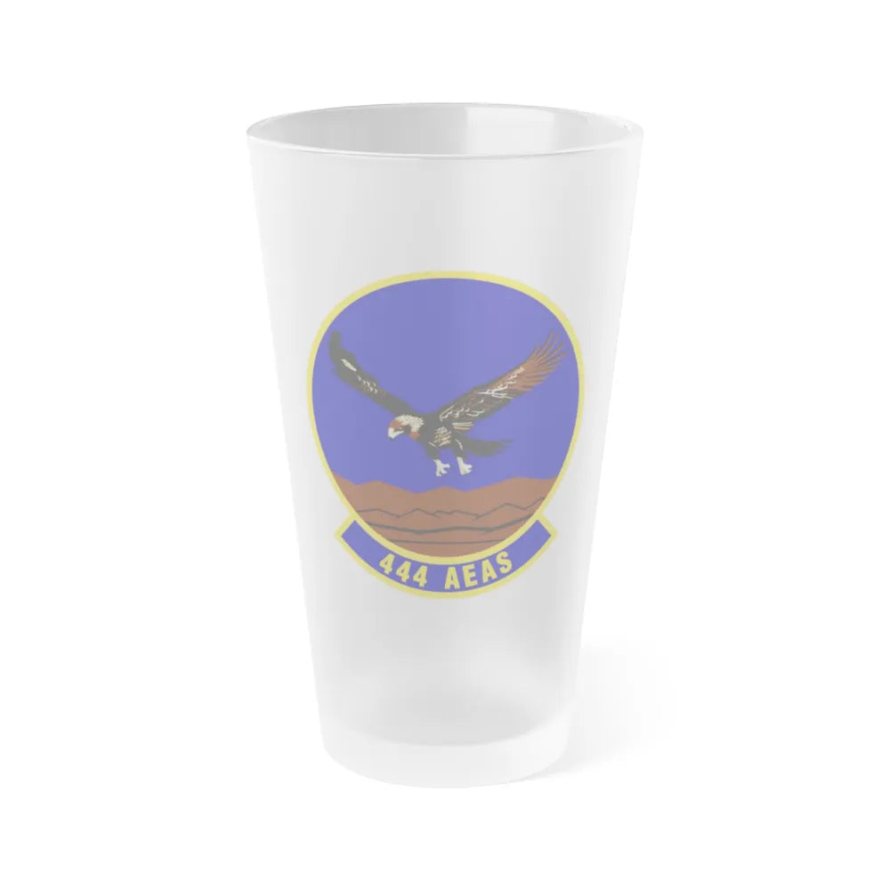 444th Air Expeditionary Advisory Squadron (U.S. Air Force) Frosted Pint Glass 16oz-Go Mug Yourself