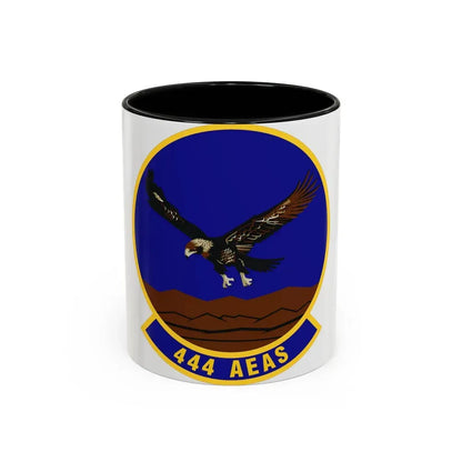 444th Air Expeditionary Advisory Squadron (U.S. Air Force) Accent Coffee Mug 11oz Black - Go Mug Yourself