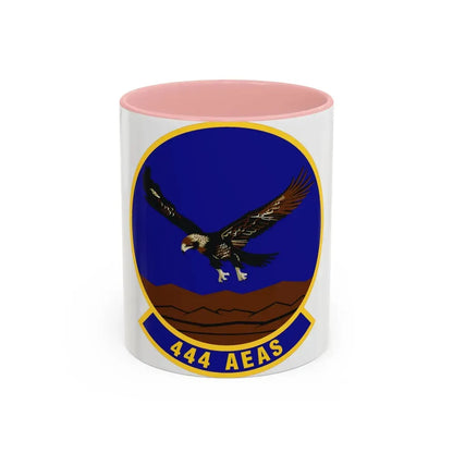 444th Air Expeditionary Advisory Squadron (U.S. Air Force) Accent Coffee Mug 11oz Pink - Go Mug Yourself