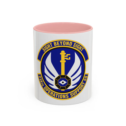214th Operations Support Squadron (U.S. Air Force) Accent Coffee Mug