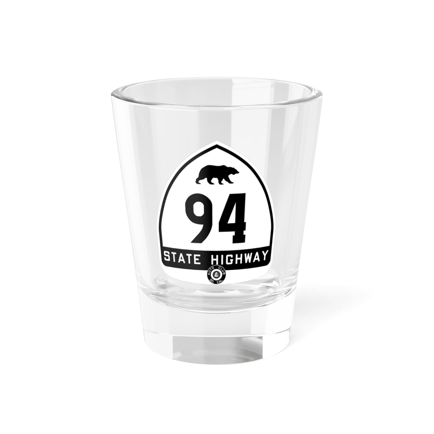 California 94 1934 S (California) (Road Sign) Shot Glass 1.5oz