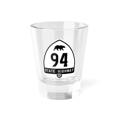 California 94 1934 S (California) (Road Sign) Shot Glass 1.5oz