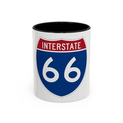 Interstate 66 (U.S. Highways) Accent Coffee Mug