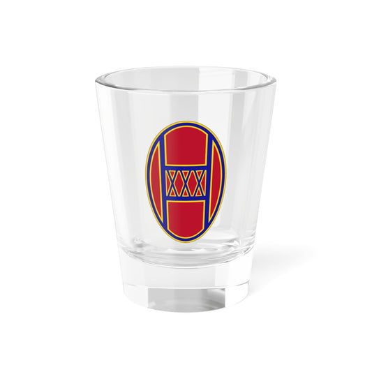 30th Armored Brigade (U.S. Army) Shot Glass 1.5oz