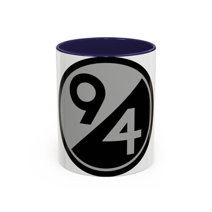 94th Regional Readiness Command SSI (U.S. Army) Accent Coffee Mug