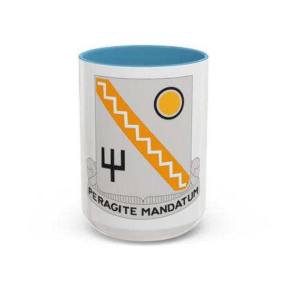 118 Signal Battalion (U.S. Army) Accent Coffee Mug