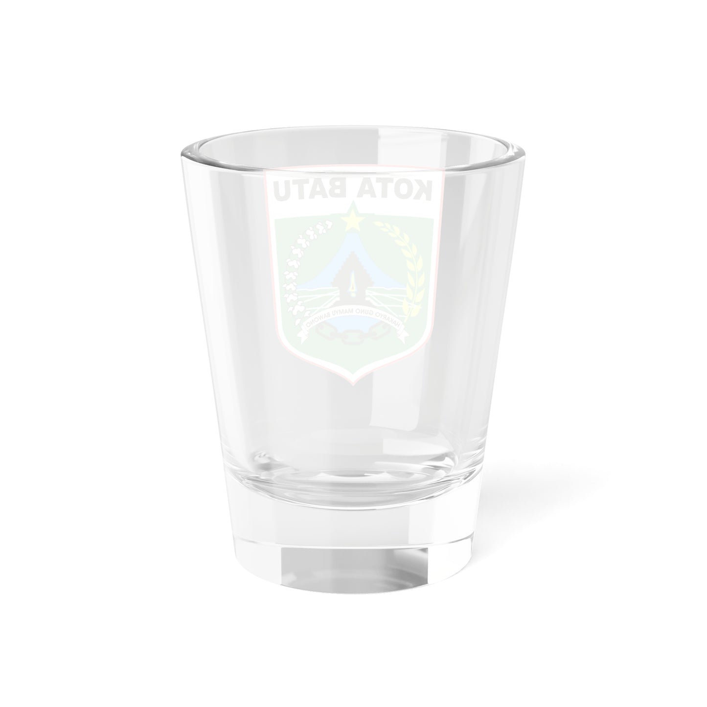 Logo Kota Batu Jawa Timur Seal of Batu East Java (Indonesia) (Coat of Arms) Shot Glass 1.5oz