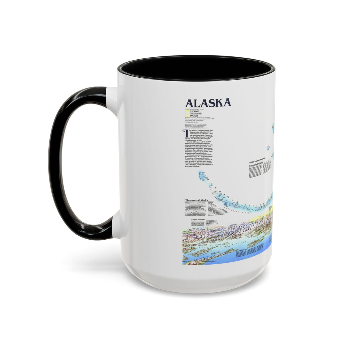Alaska 2 (1994) (Map) Accent Coffee Mug