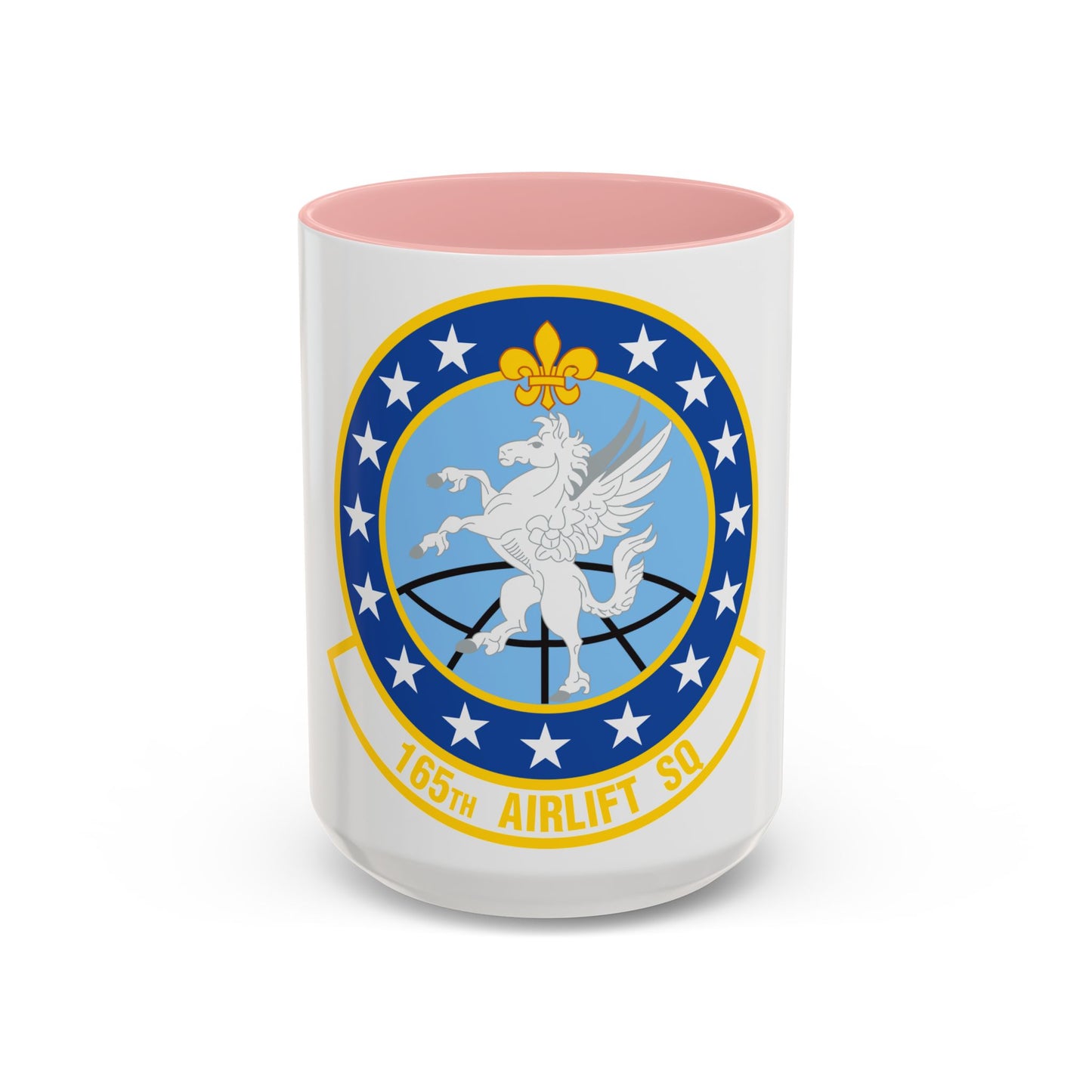 Tasse à café décorative du 165e Escadron de transport aérien (US Air Force)