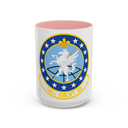 Tasse à café décorative du 165e Escadron de transport aérien (US Air Force)