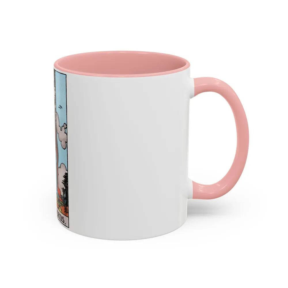 The King of Swords (Tarot Card) Accent Coffee Mug-Go Mug Yourself