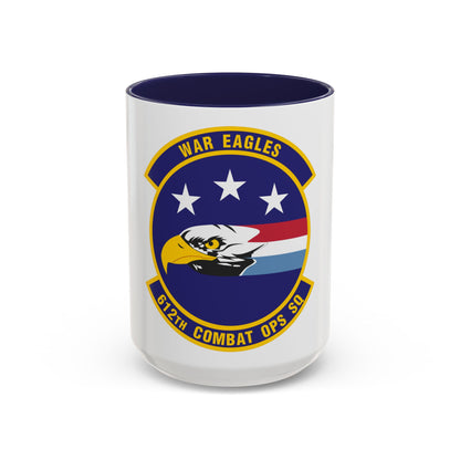 612th Combat Operations Squadron (U.S. Air Force) Accent Coffee Mug