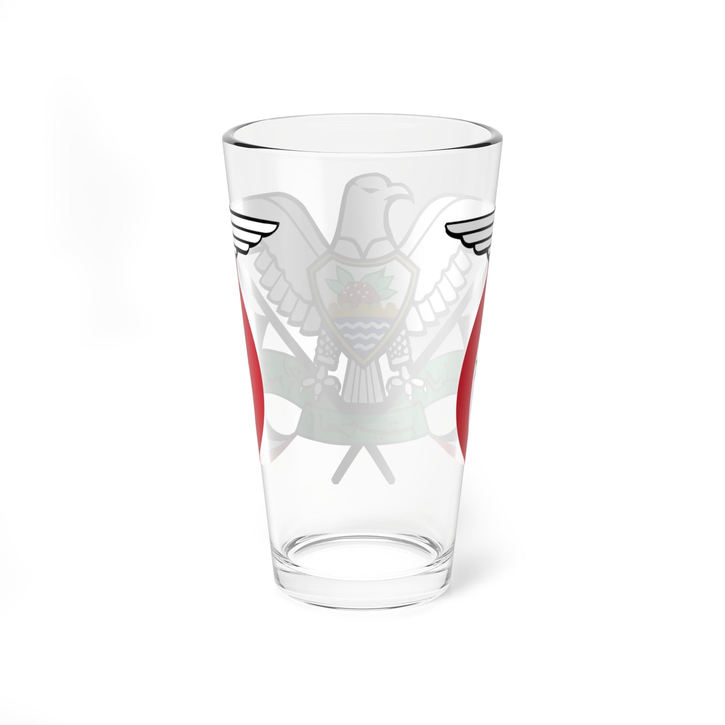 Coat of arms of Yemen Arab Republic 1974-1990 (Yemen) (Coat of Arms) Pint Glass 16oz