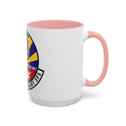 532d Expeditionary Security Forces Squadron (U.S. Air Force) Accent Coffee Mug