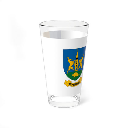 Flag of Hegyhathodasz (Hungary) Pint Glass 16oz