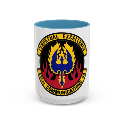 435th Communications Squadron (U.S. Air Force) Accent Coffee Mug